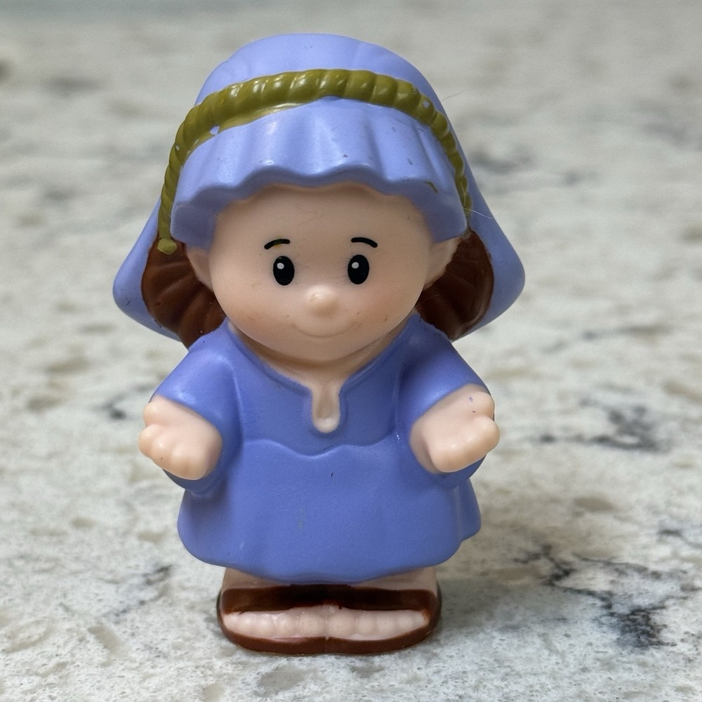 Fisher Price Little People Nativity Mary Mother Jesus Christmas Manger 2013 2015